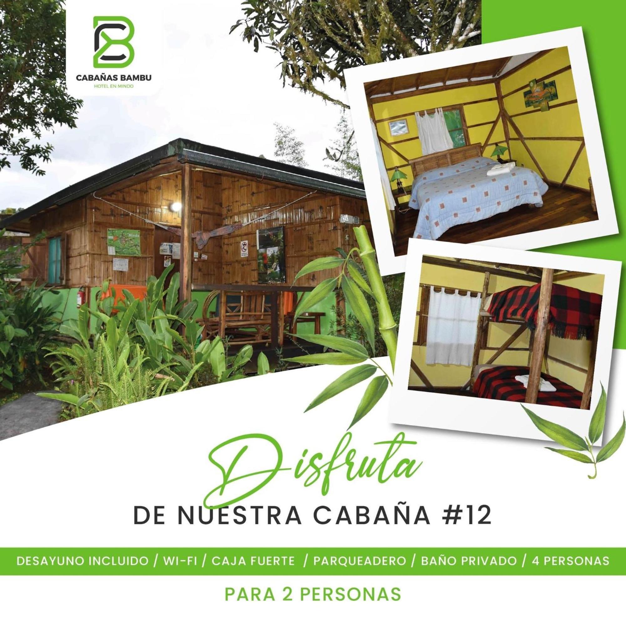 Cabañas Bambu Mindo Bagian luar foto